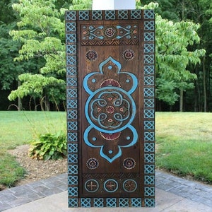 Hand Carved Front Entrance Doors, Antique Barn Door, Custom Size Interior and Exterior Doors, Hinged Door, Pocket Door, Pantry Door