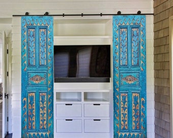 Hand-Carved Rustic Wood Doors, Shutters: Barn Door, Custom Interior/Exterior