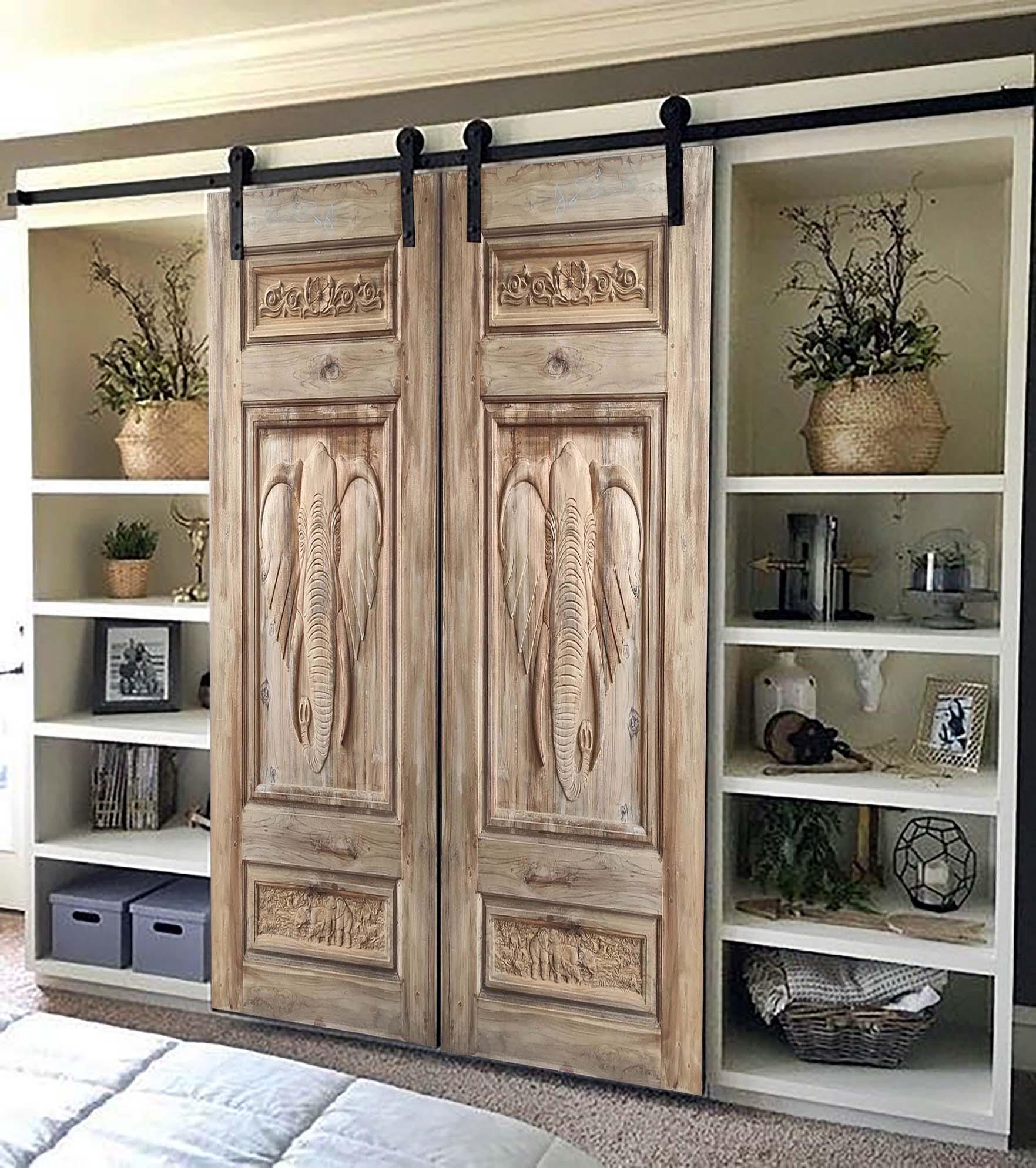 Buy Custom Elephant Carved Door, Interior, Exterior Doors
