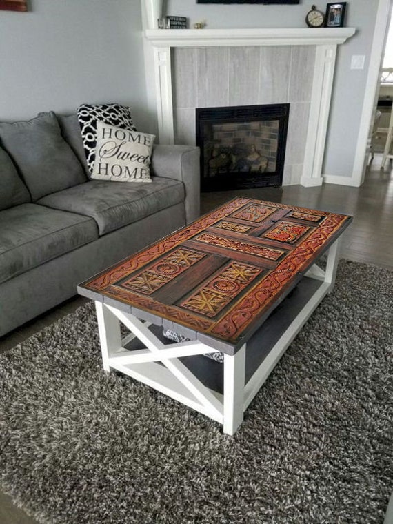 Rustic Barn Wood Coffee Table Custom Size Farmhouse Handmade Etsy UK