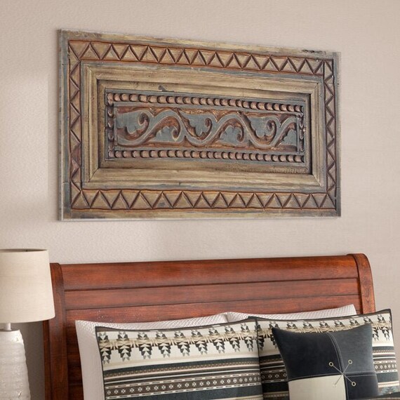 Hand-carved Wood Wall Art Decor Horizontal or Vertical | Etsy
