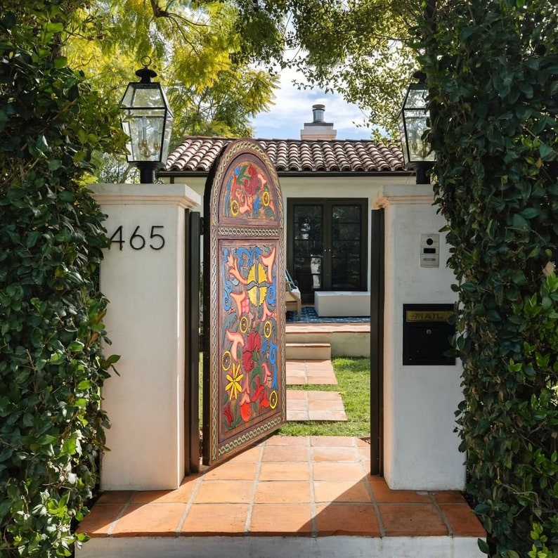 Hand Carved Custom Built Doors Antique Arched Floral Door Etsy UK