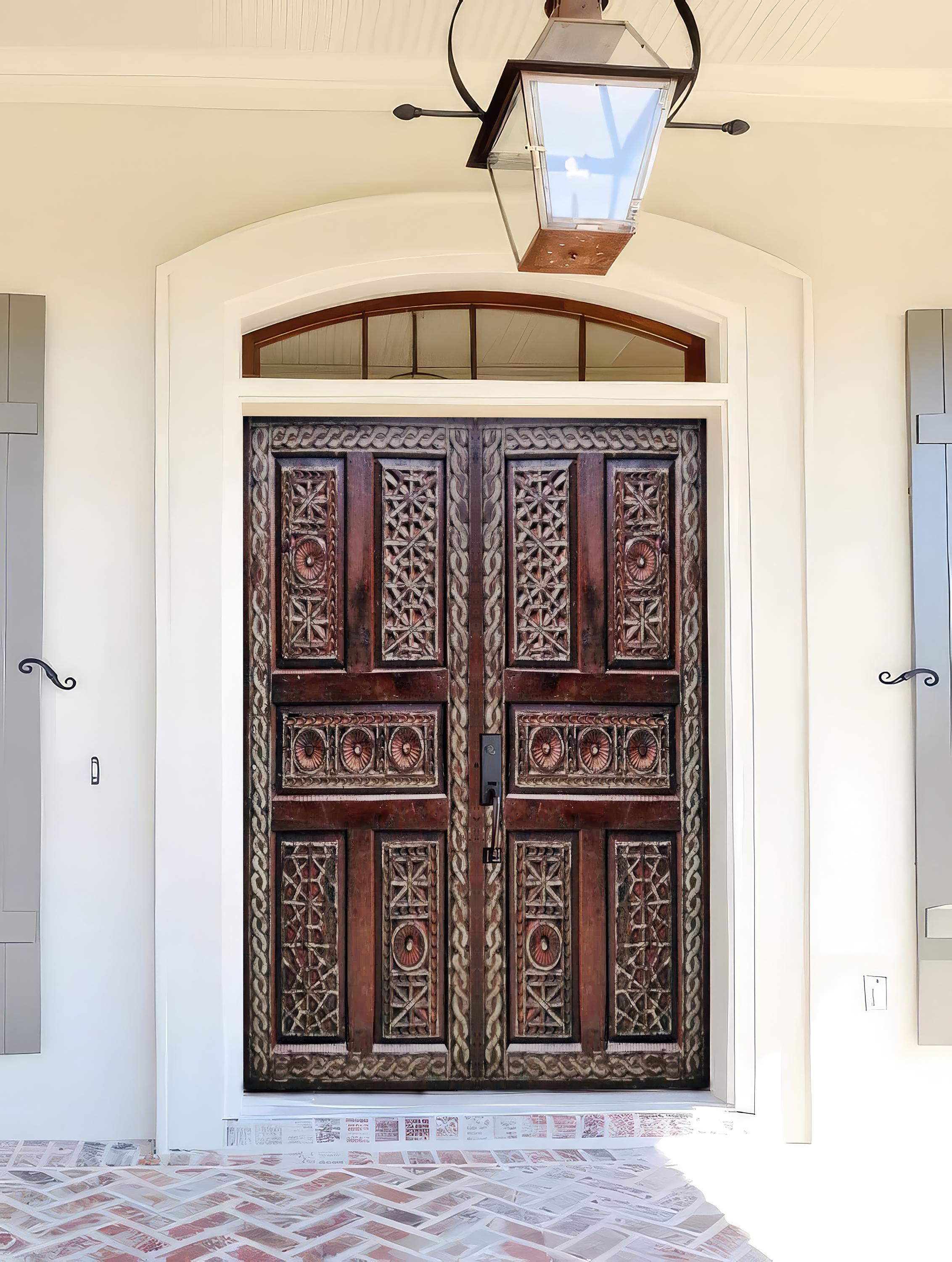 Antique Hand-carved Wood Door – Custom Interior or Exterior Use ...
