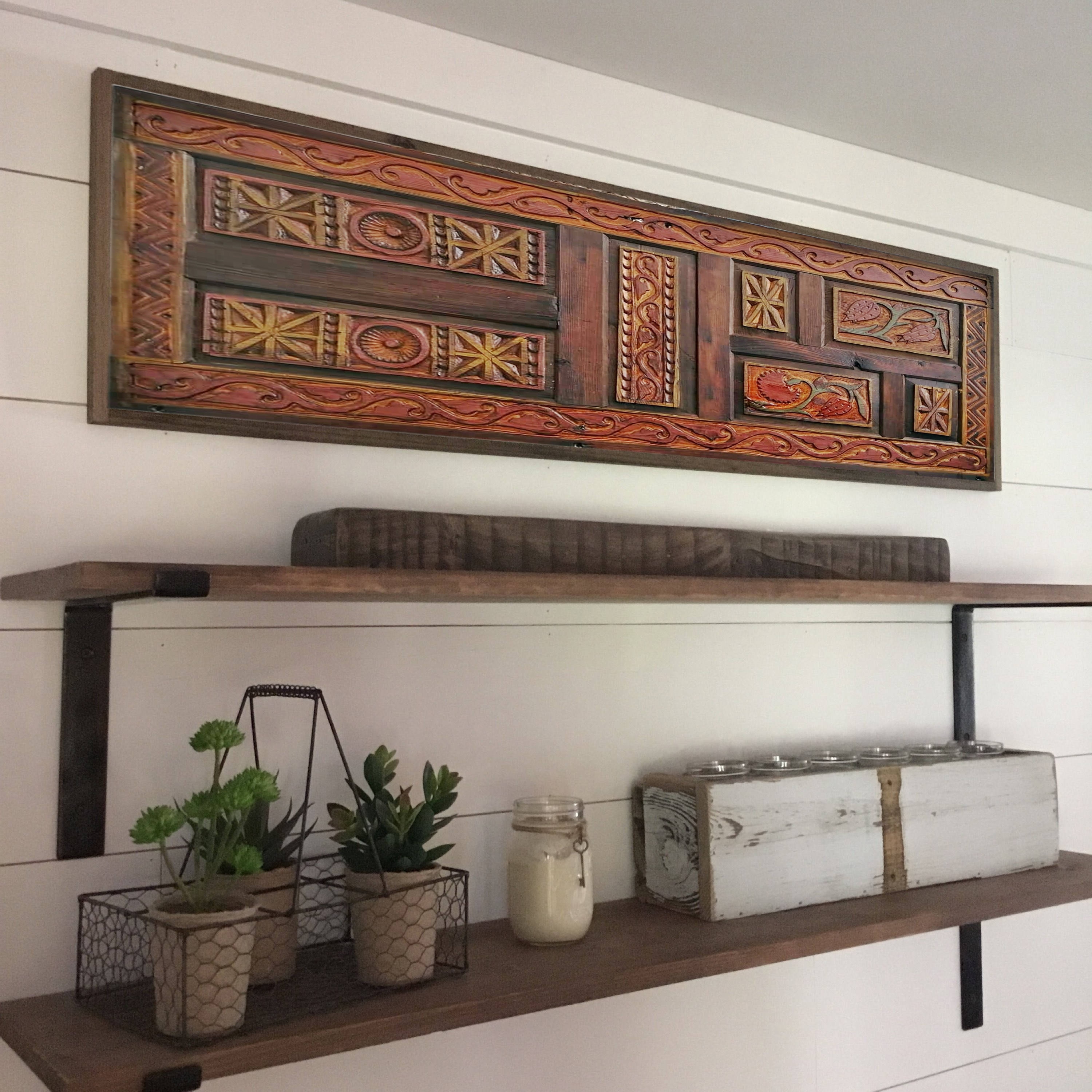 Rustic Barn wood wall Art Decor Handcarved Reclaimed wood Etsy