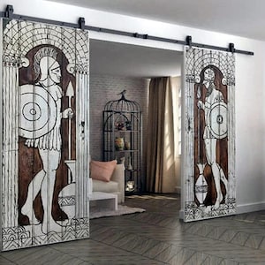 Bespoke Hand Carved Interior Exterior Doors | Antique Front Doors |  Sliding Barn Door | Custom Designed Wooden Doors | Perfect for Any Home