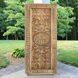 Custom Built Handcarved Wooden Door, Double or Single Entrance Front Door, Antique Barn Doors, Interior Exterior Doors, Traditional Pantry