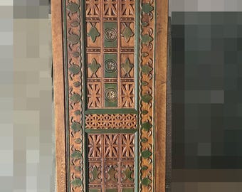 Mesa de comedor tallada a mano: estilo antiguo, 31,5 x 83,5 pulgadas