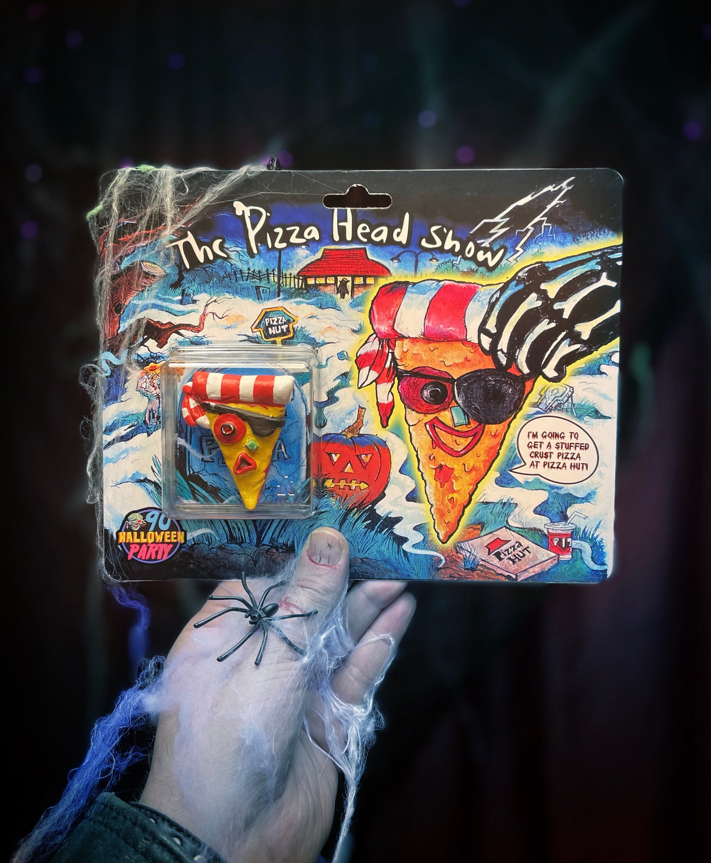 The Pizza Head Show Pizza Hut Handmade Resin Collectible Halloween The Pizza Head Show Pizza Hut Handmade Resin Collectible Halloween