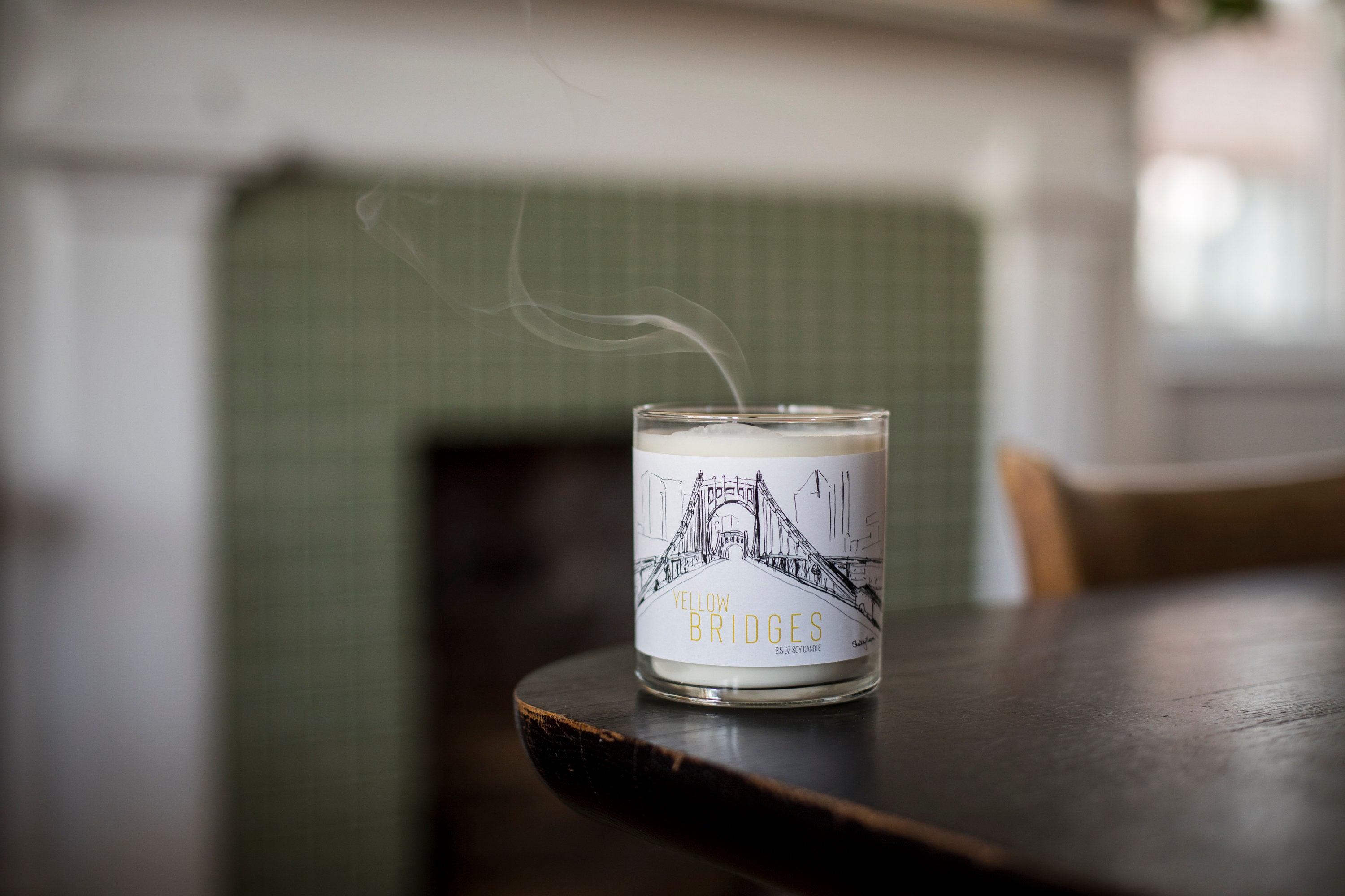 Yellow Bridges Themed Soy Candles by Pittsburgh Candle Works Etsy