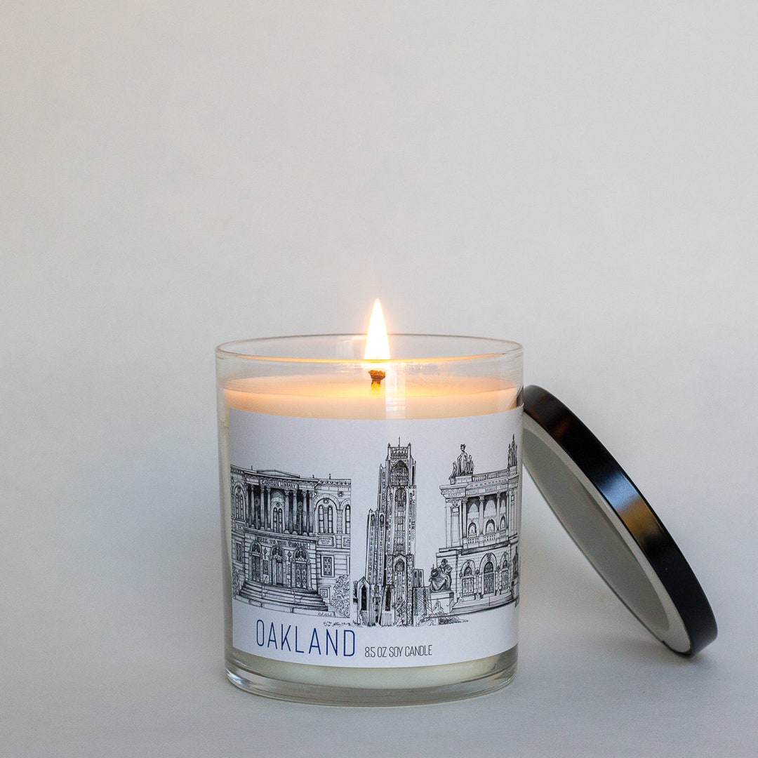 Pittsburgh Oakland Candle Neighborhood Candle Collection Etsy