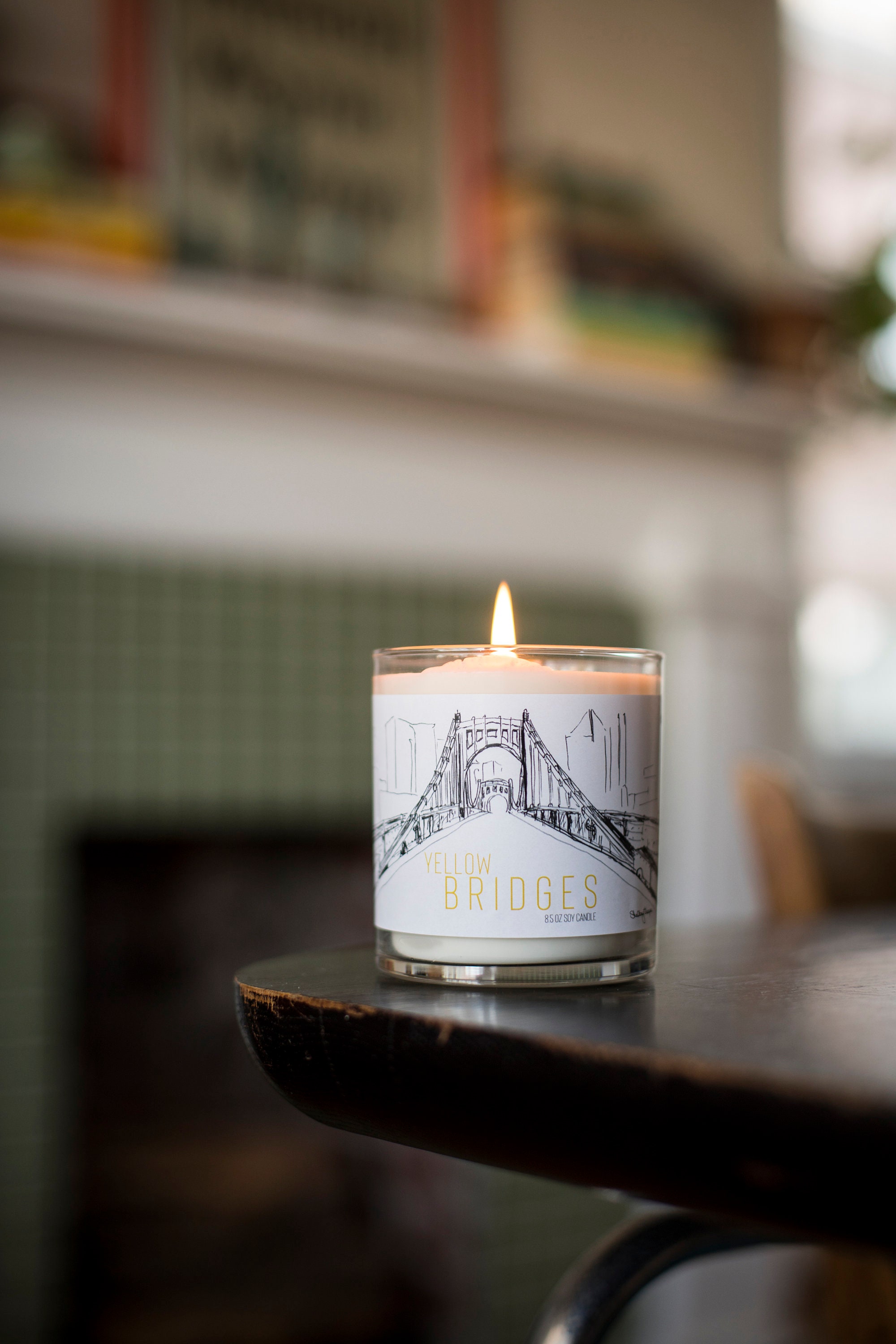 Yellow Bridges Themed Soy Candles by Pittsburgh Candle Works Etsy