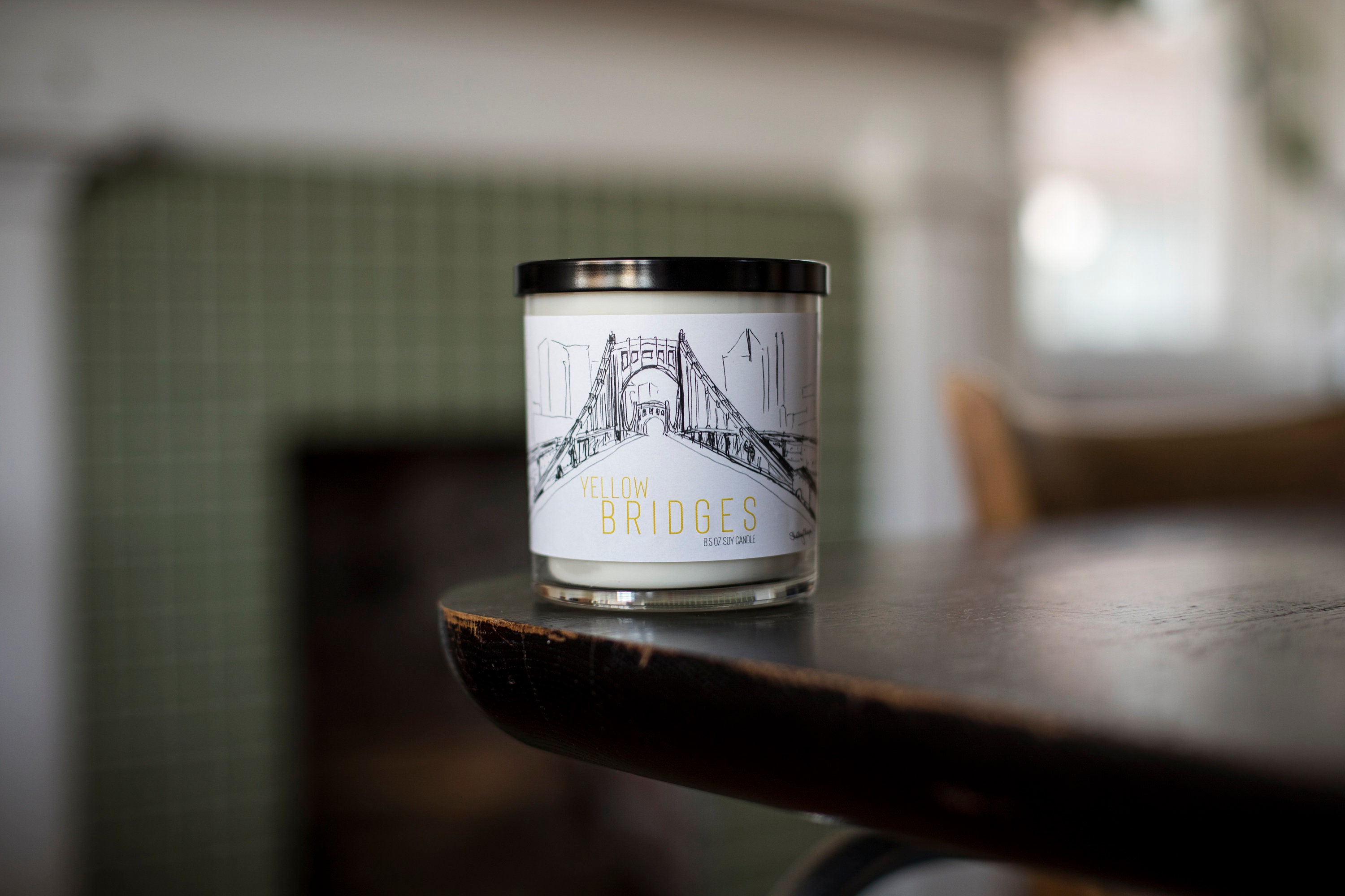 Yellow Bridges Themed Soy Candles by Pittsburgh Candle Works Etsy