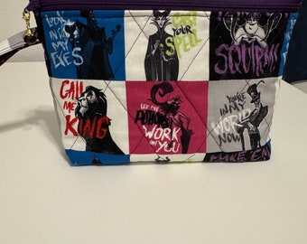 Disney Villians Quilted Cosmetic Bag