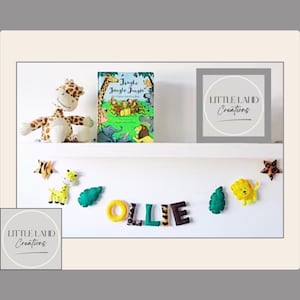 Safari Garland | Safari Bunting | Jungle Garland | Jungle Bunting | Personalised | Nursery Decor | Wall Decor | Safari Nursery | Custom