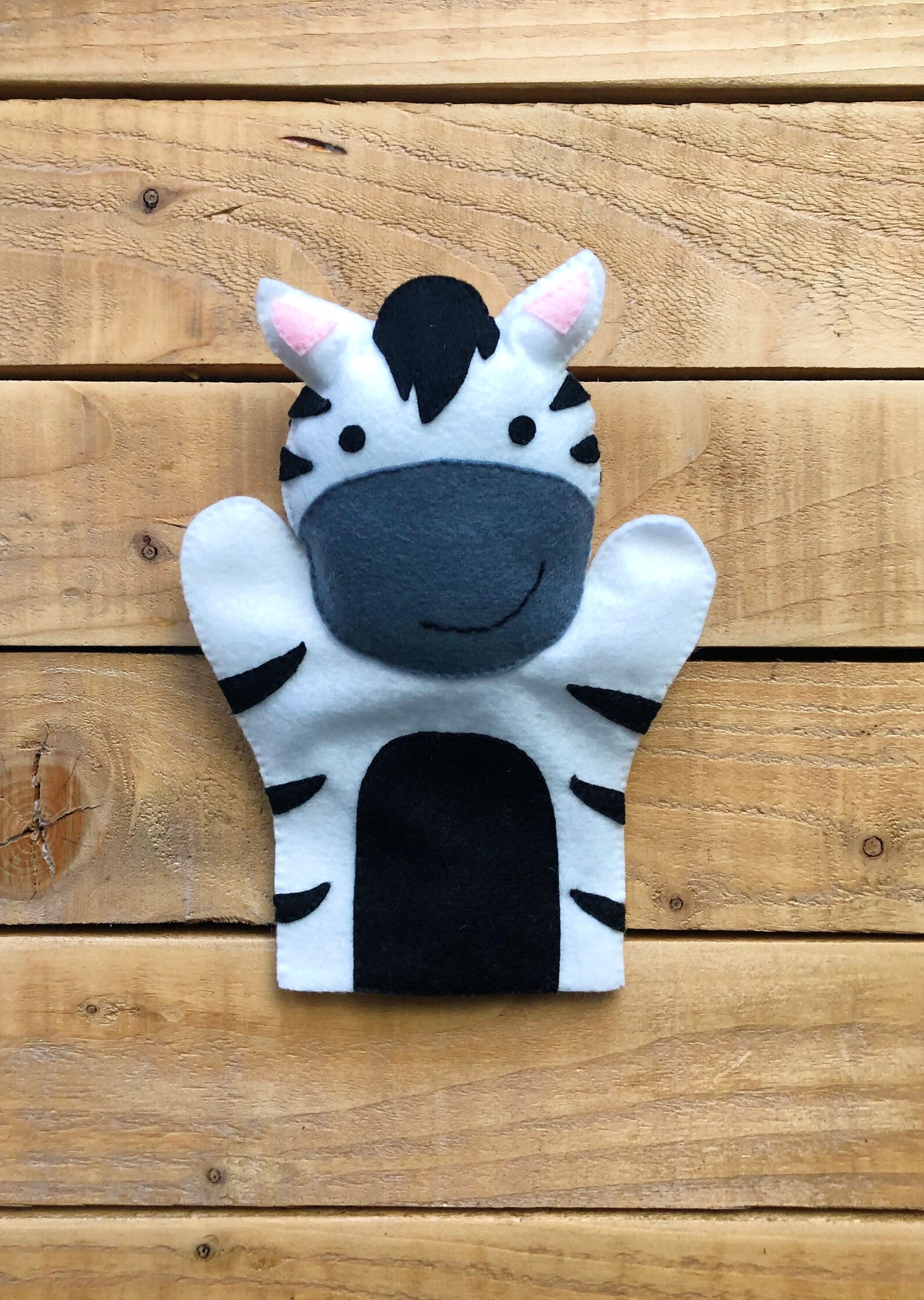 Jungle Animals Hand Puppets Handmade Felt Puppet Handmade Etsy