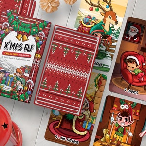 78pcs X'mas Elf Tarot : Edición Roja