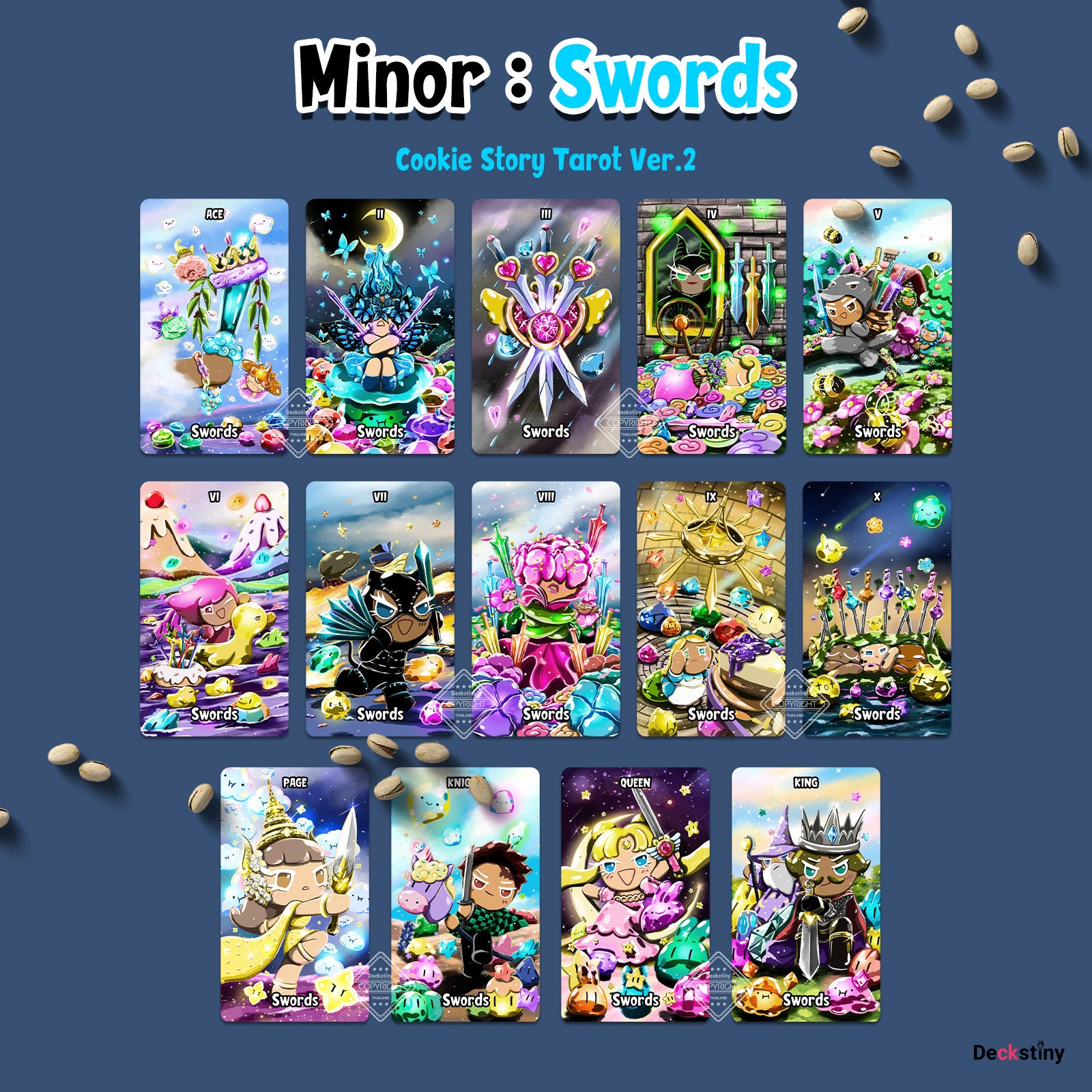 78pcs Cookie Story Tarot Ver.2 From Deckstiny - Etsy