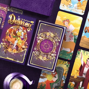 78 Uds. De Tarot Desney y 22 Uds. De baraja de Tarot Pamela CC versión 2