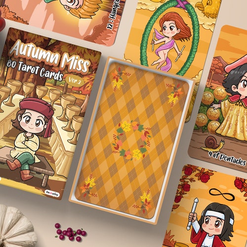 78pcs Autumn Miss Tarot Version 2 (4 Seasons Set) - Etsy