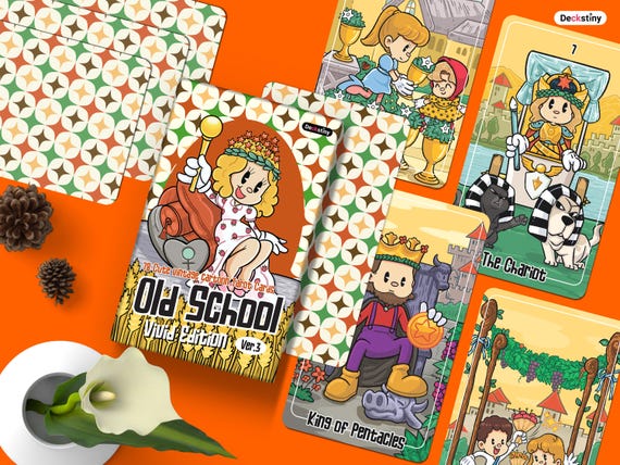 Old School Tarot Ver.3 (vivid Edition) - Etsy Sweden