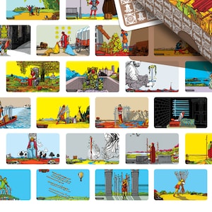 RWS Panorama Tarot Deck : Kickstarter Edition From Deckstiny - Etsy