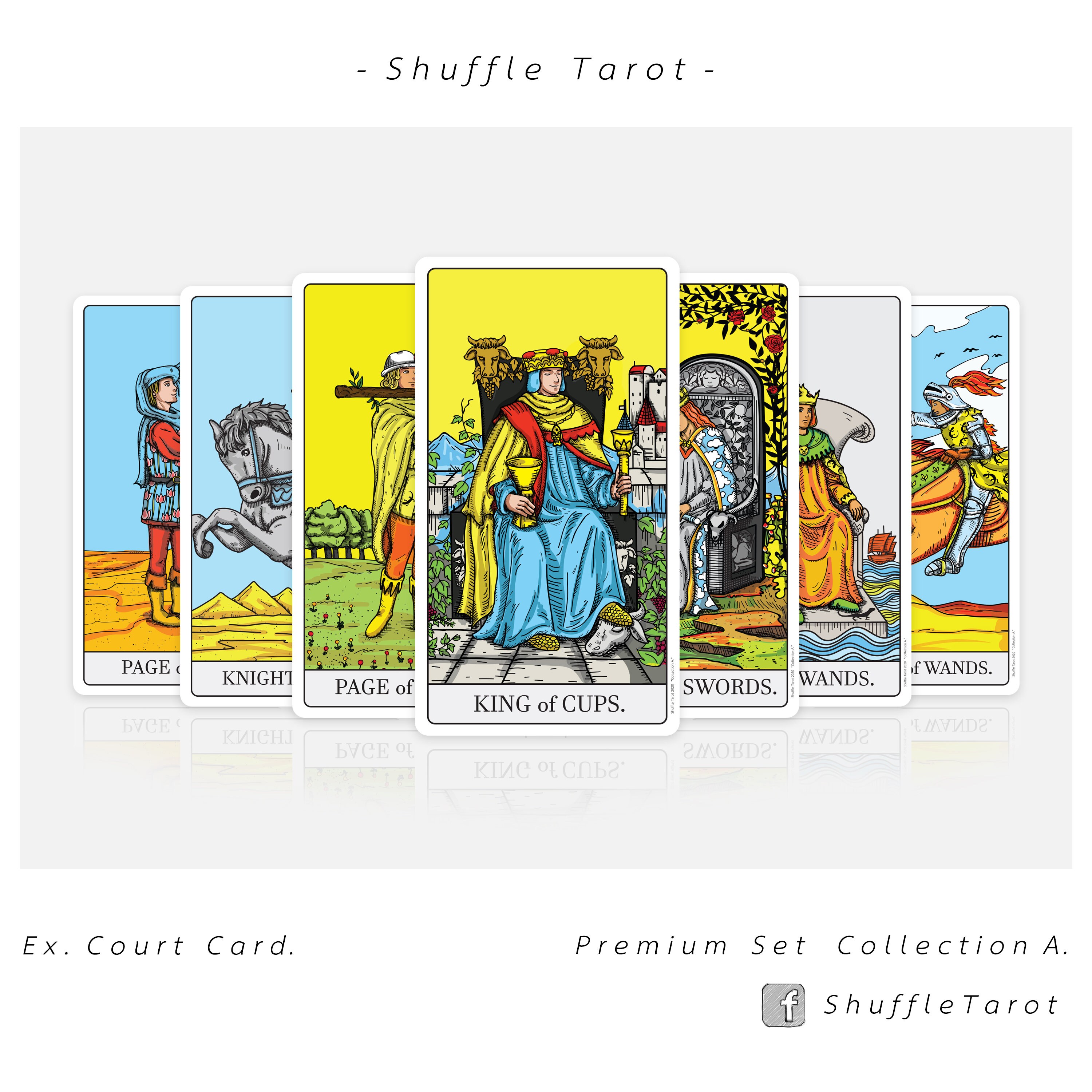 Collection A. Premium Ver. Shuffle Tarot Deck Limited Etsy