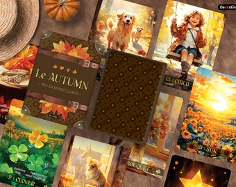 Le Autumn - 36 Lenormand Cards - Etsy