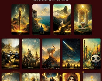 ゴールデン ジャーニー タロット - デラックス版 + スペシャル カード