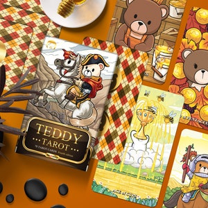 78 cartas de tarot Teddy versión 4 de Deckstiny