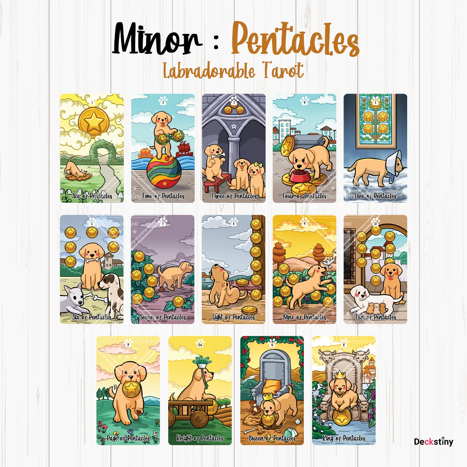 78pcs Labradorable Tarot - Etsy Canada