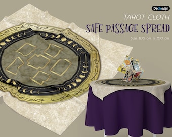 Safe Passage Spread Tarot Cloth : Limited 100pcs