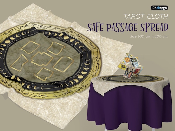 Safe Passage Spread Tarot Cloth : Limited 100pcs - Etsy