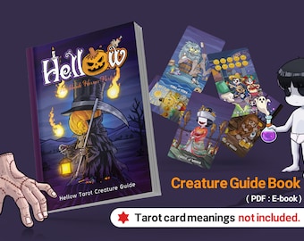 E-Book : Hellow Tarot Creature Guide (Tarot card meanings not included.)