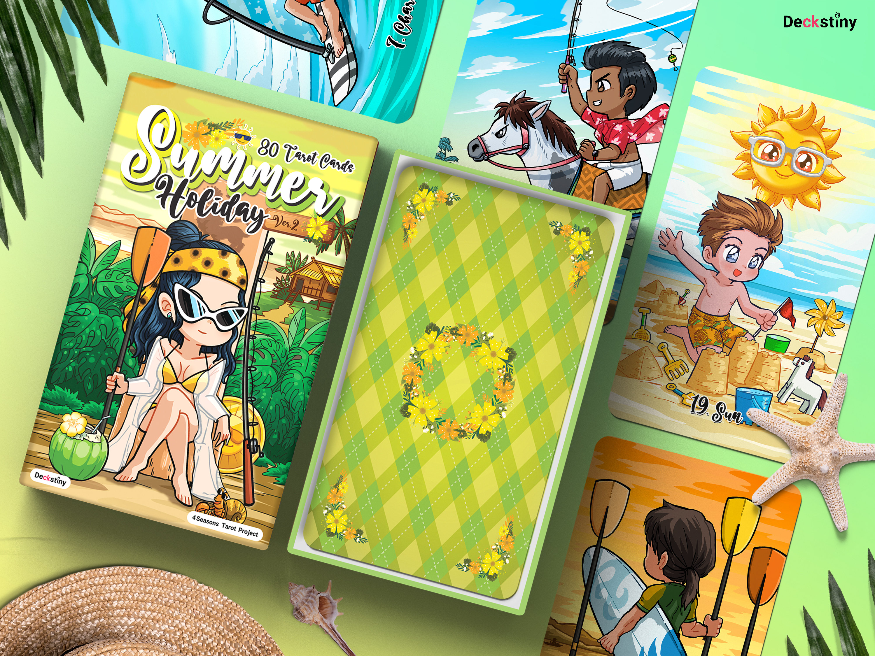 78pcs Summer Holiday Tarot Version 2 (4 Seasons Set) - Etsy