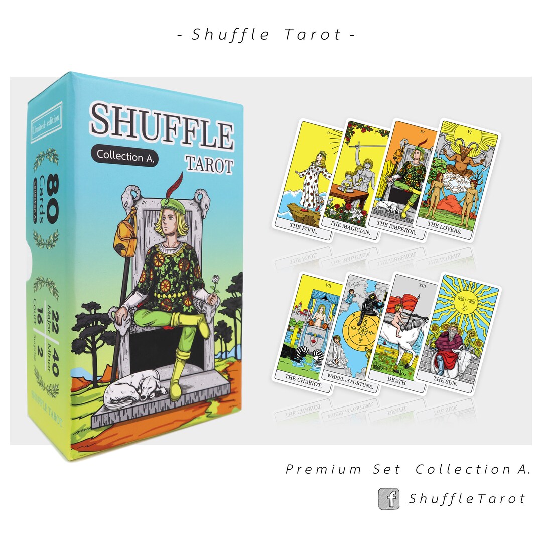 Collection A. Premium Ver. Shuffle Tarot Deck Limited Etsy