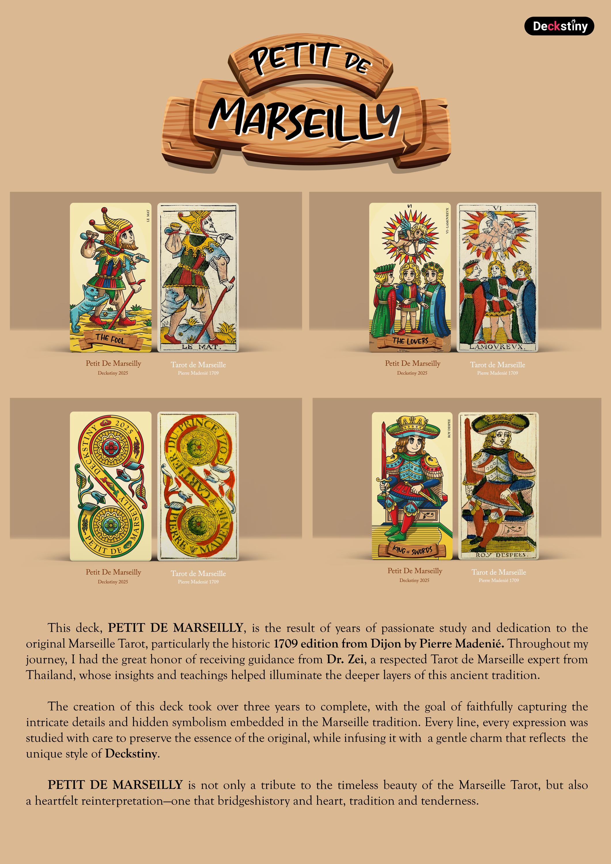 Petit De Marseilly - Marseille Tarot - Etsy