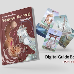 Guia digital (e-book): Seasonal Fox Tarot (Kitsetsu to Kitsune Tarot) - Edição diurna e noturna