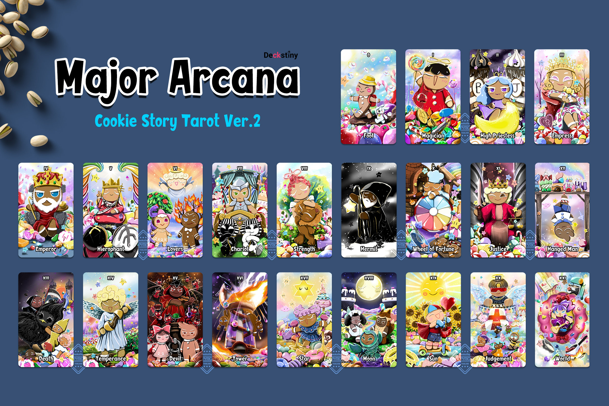 78pcs Cookie Story Tarot Ver.2 From Deckstiny - Etsy