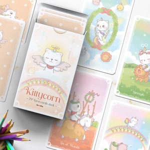 78pcs Kittycorn Tarot by Deckstiny