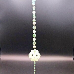 HoTei Jade and Jadeite Suncatcher Single Strand Window Art