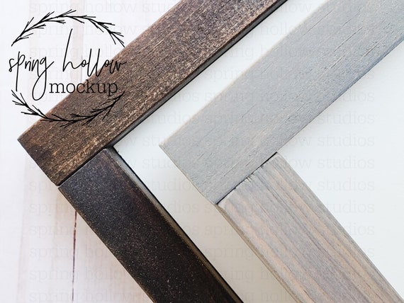 Wood Sign Mockup 6x6 Mockup Farmhouse Mockup Wood Frame Etsy