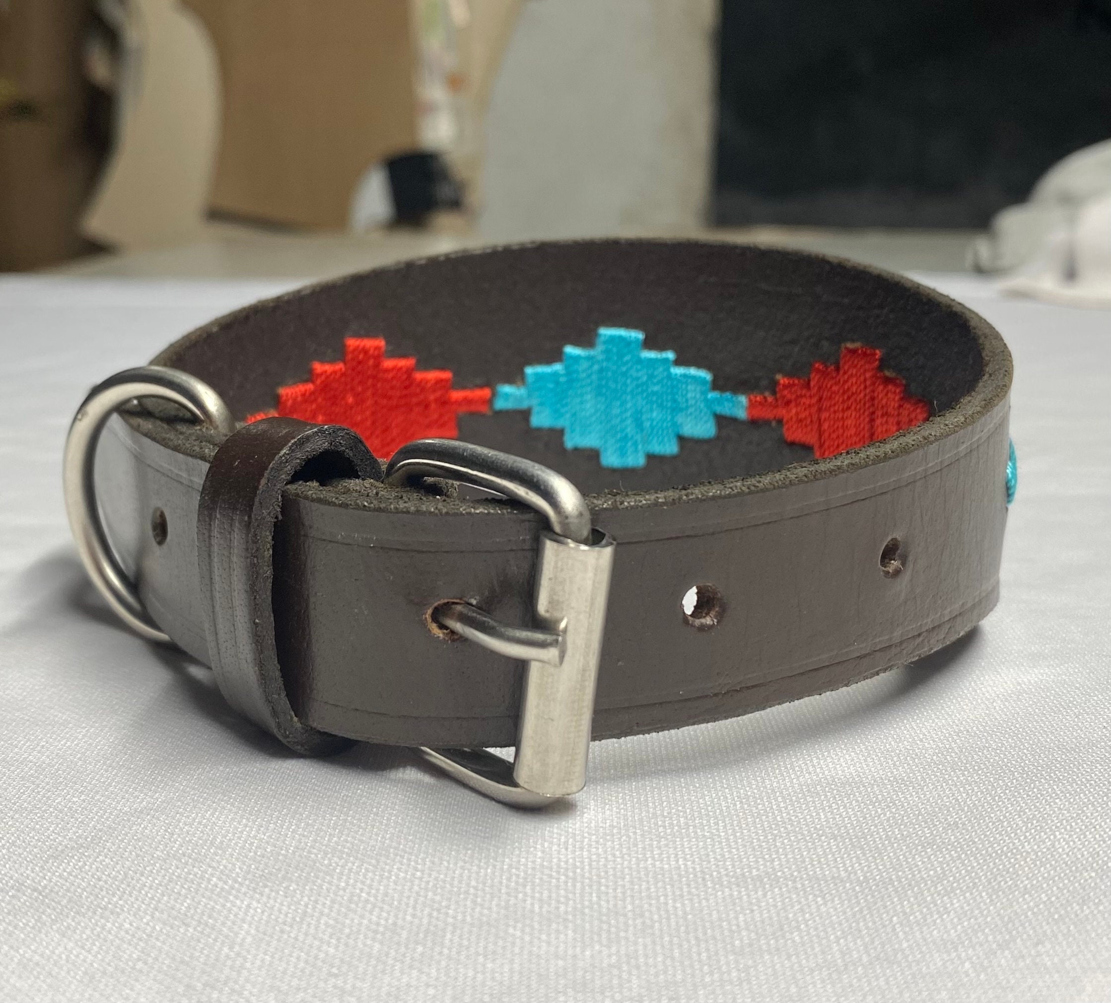 Bronzedog Collier Soft Round Dog Collars Chewy Leather Collar On Sale