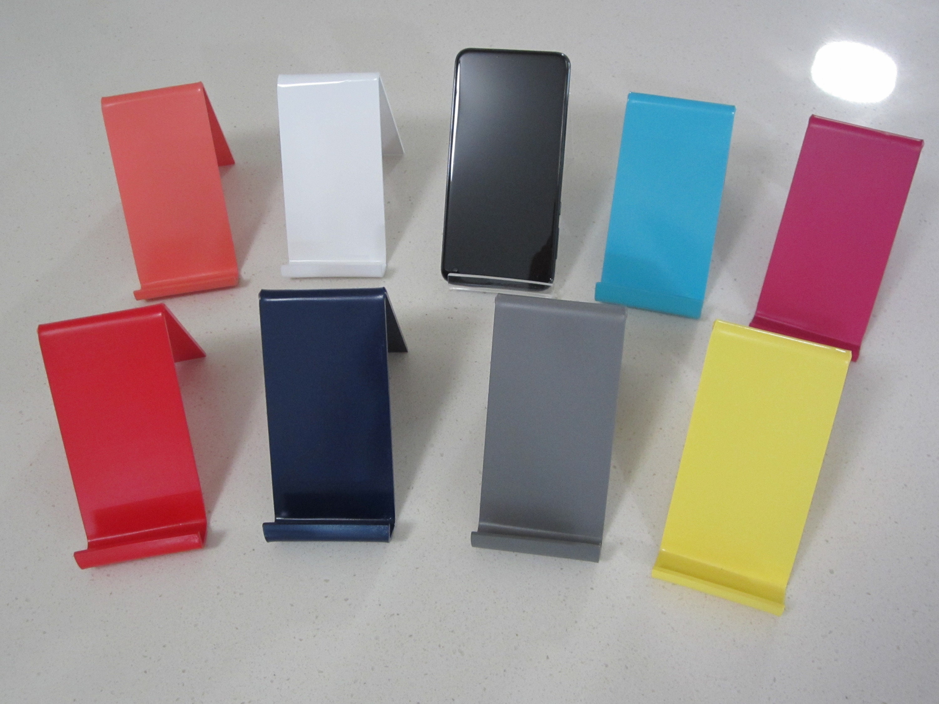 Tall Phone Stand color plastic phone stand tech stand Etsy