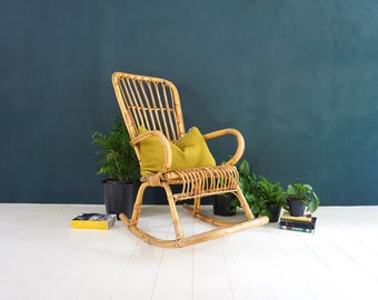 wicker nursing chair
