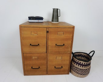 Retro Filing Cabinet Etsy