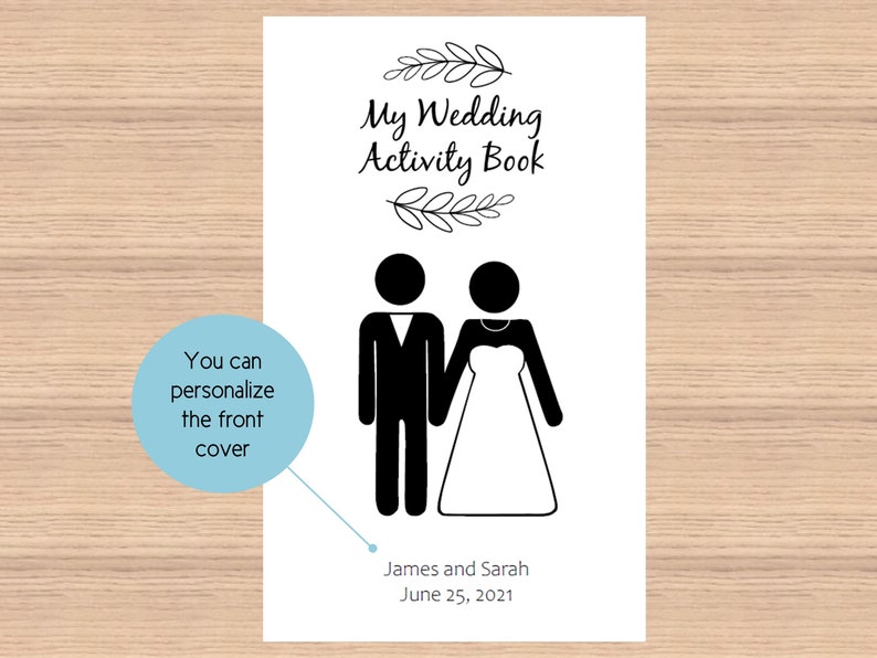 Kids' Wedding Activity Book Printable Download: Branches - Etsy