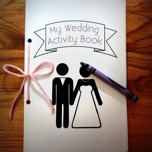Kids' Wedding Activity Book Printable Download - Etsy