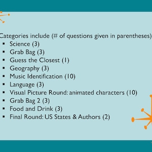 Trivia Night Downloadable/printable - Includes Scoring Sheets - Etsy