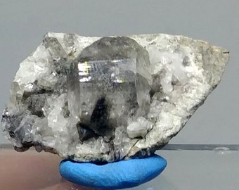 Single beautiful brookite included Quartz Crystals bunch on matrix 306 grams