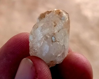 5グラムの美しいエッチングされたアクアマリン結晶標本（パキスタンの